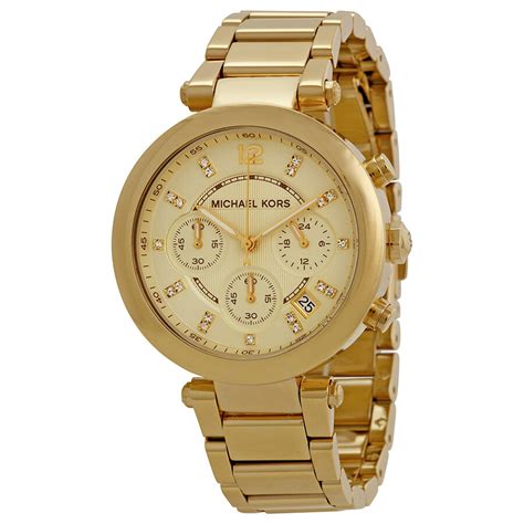 michael kors watch champagne